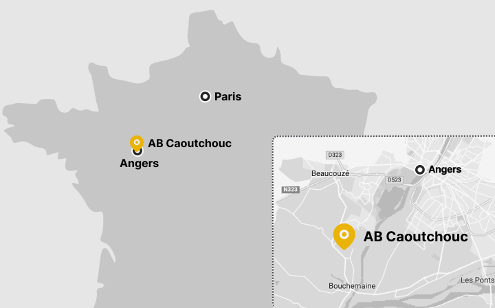 Batiment ab caoutchouc